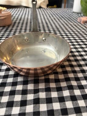 Copper-Exterior Sauté Pan with Stainless Interior - French Copper